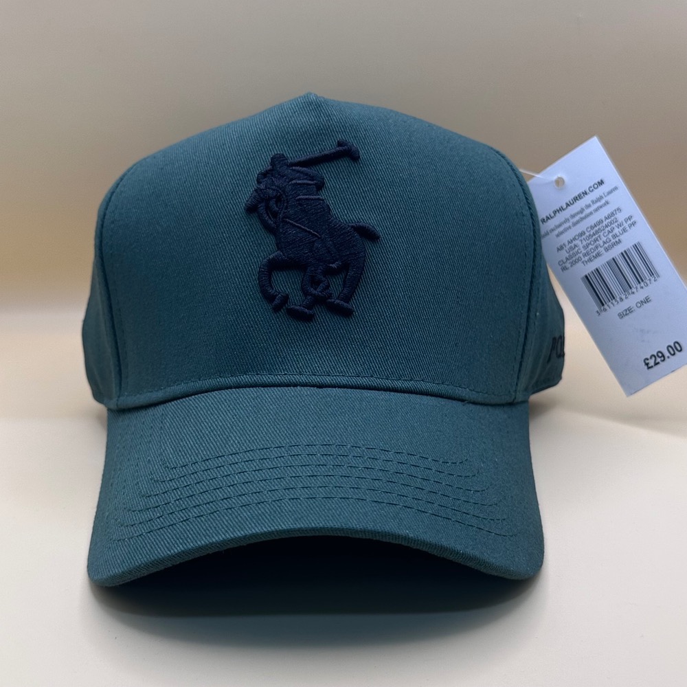 کلاه کپ بیسبالی خارجی سبز مدل POLO