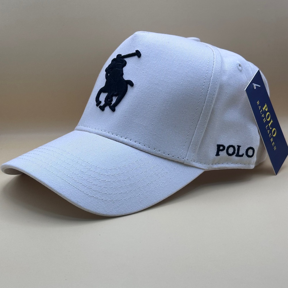 کلاه کپ بیسبالی خارجی سفید مدل POLO