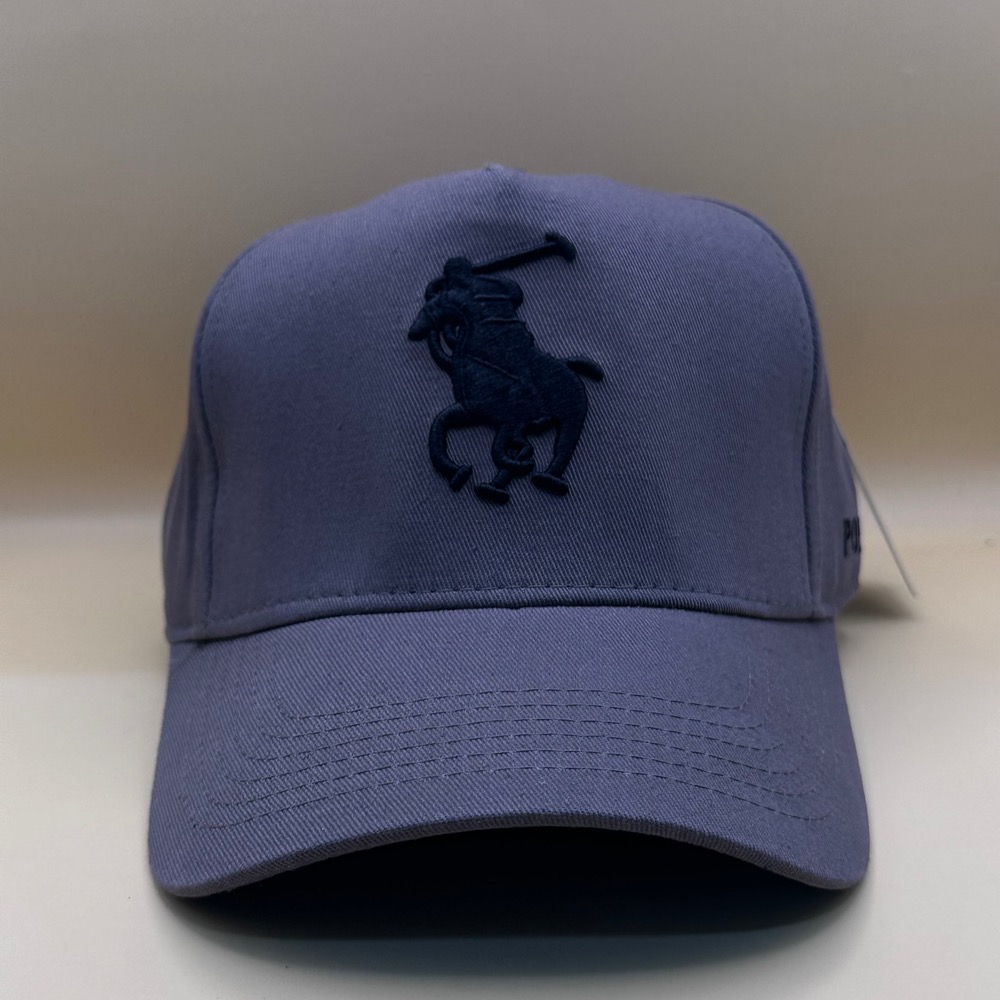کلاه کپ بیسبالی خارجی نیلی مدل POLO