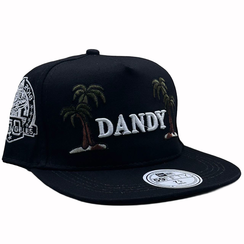 کلاه کپ بک فیت مشکی مدلDANDY
