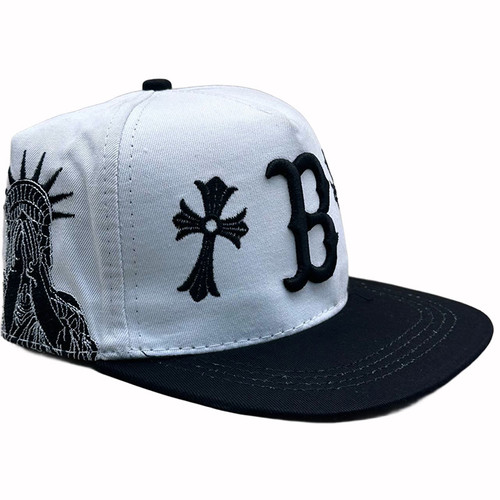 کلاه کپ بک فیت سفید مدلB 66