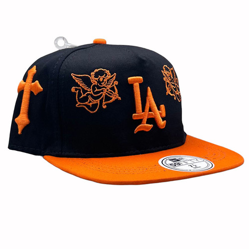 کلاه کپ بک فیت مشکی مدلLA 32