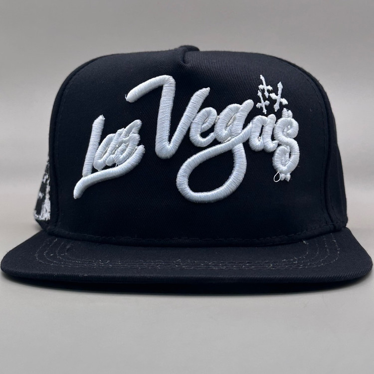 کلاه کپ بک فیت مشکی مدلLAS VEGASطرح مدرن