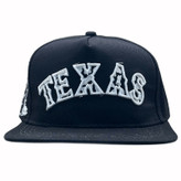 کلاه کپ بک فیت مشکی مدلTEXAS طرح مدرن
