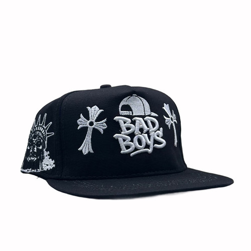 کلاه کپ بک فیت مشکی مدل BAD BOYS