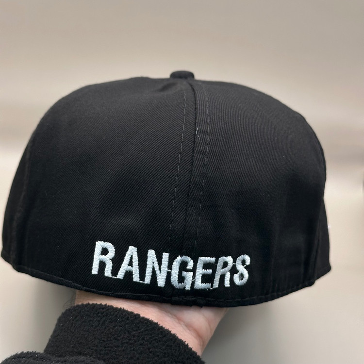 کلاه کپ بک فیت مشکی مدلNY طرحRANGERS