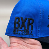 کلاه کپ بک فیت آبی مدلLA طرح BXR