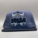 کلاه کپ بک فیت طوسی مدل BULLS کد 3